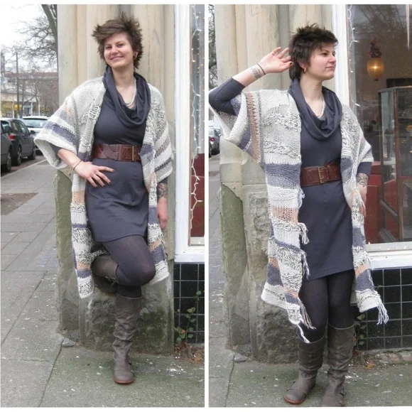 Free People Sands of Time Long Cardigan Slouchy Sweater Size Small - Picture 12 of 13